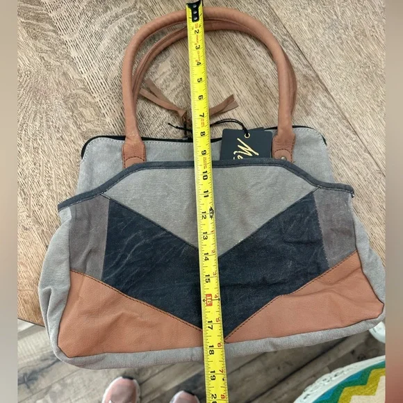 Mona-B NWT Denim Shoulder Bag Purse - Picture 10 of 16